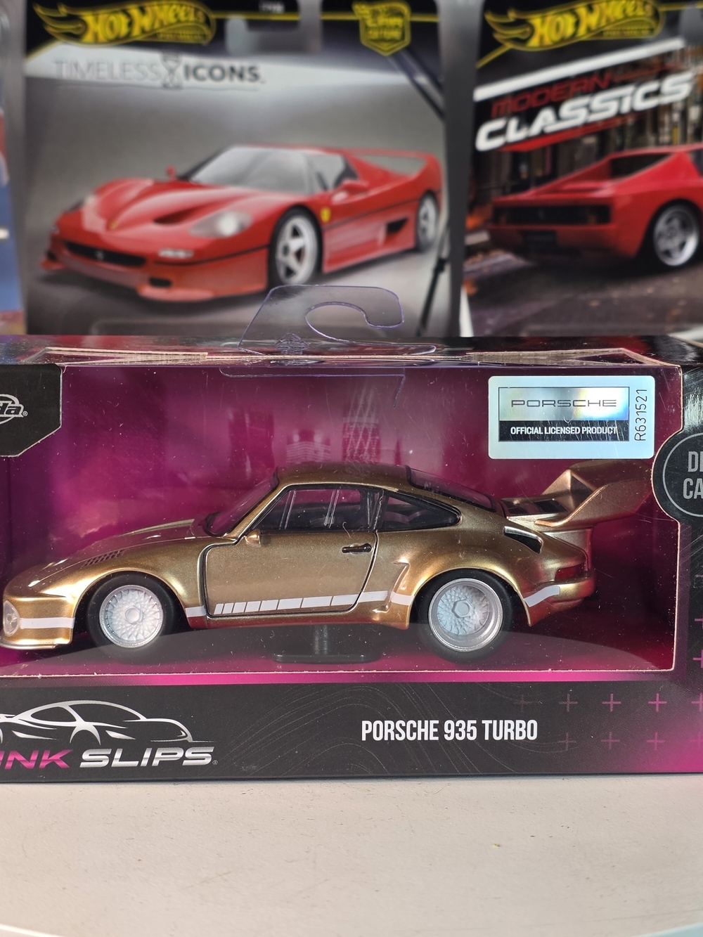 Jada Pink Slips Porsche 935 Turbo Gold 1:32 Scale
